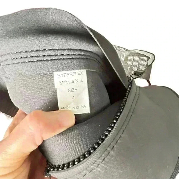 Hyperflex Access Child's 2mm Backzip Springsuit Wetsuit Size 4 Red/White - Picture 4 of 6